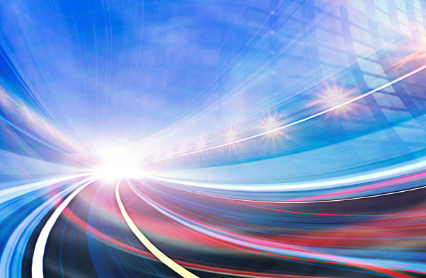 istock Abstract speed motion in urban highway road tunnel 532549059