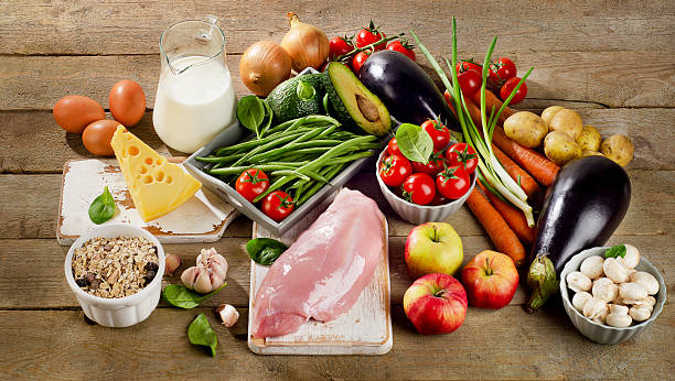 istock Balanced diet, cooking and organic food concept 532549974