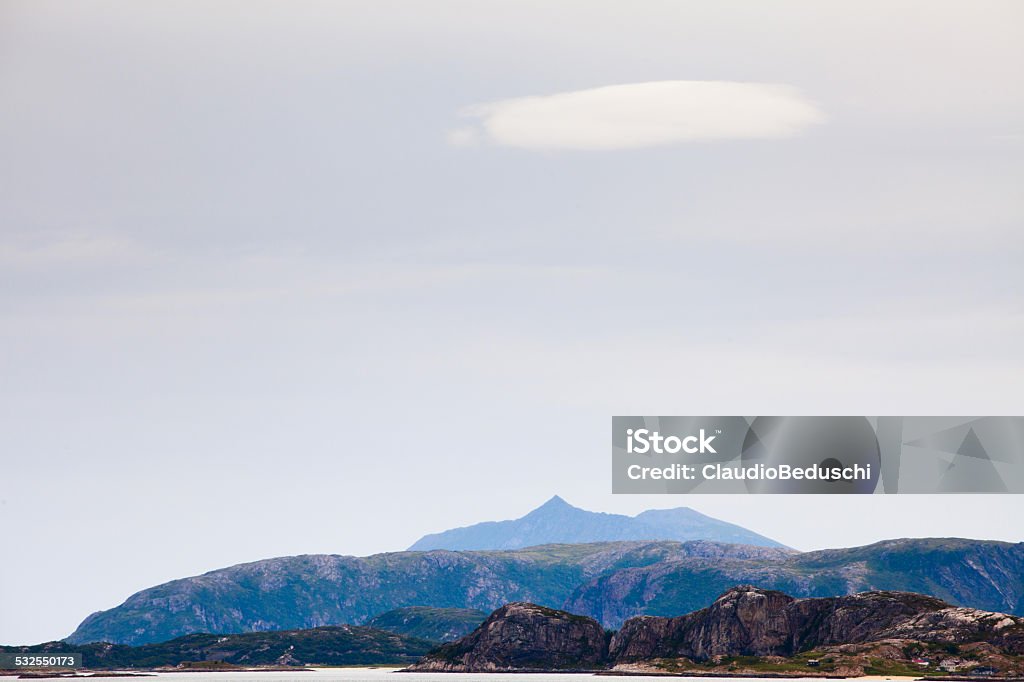 cloud and mountains Europe, Norway, Senja Island, Brensholmen, cloud and mountains 2015 Stock Photo