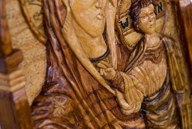 istock handmade wooden icon 532550216