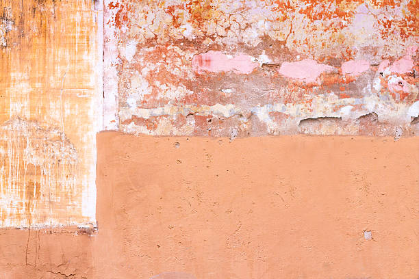 Empty day scene - loft wall and green grass