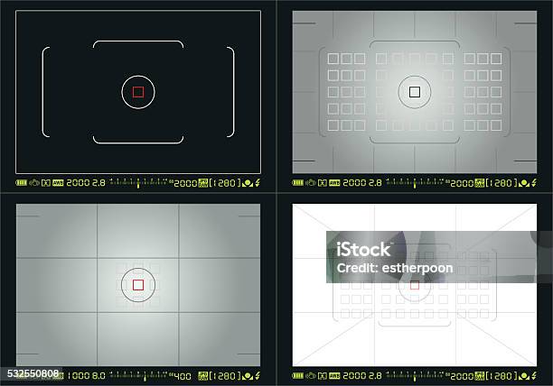 Camera Focusing Screen Stock Illustration - Download Image Now - Camera - Photographic Equipment, Photographic Print, Car