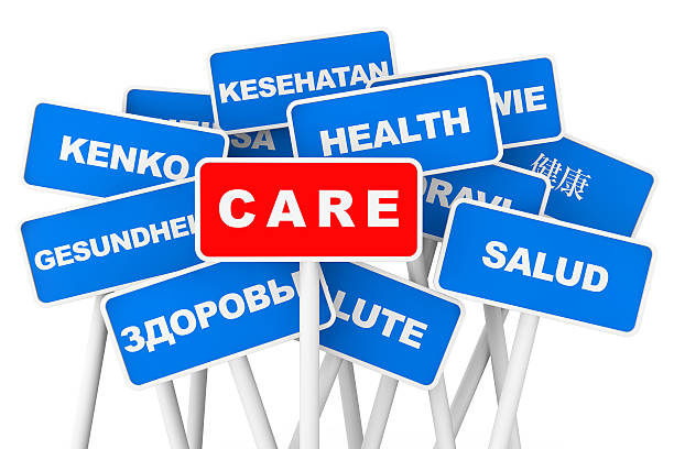 istock Health Care multilanguages banner signs 532551081