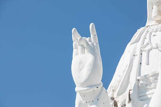 istock Thailand Guan Yin statue under construction, Wat huay pla kang 532551439