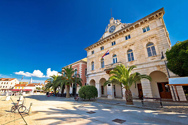 istock Town of Stari Grad waterfront architecture 532552232