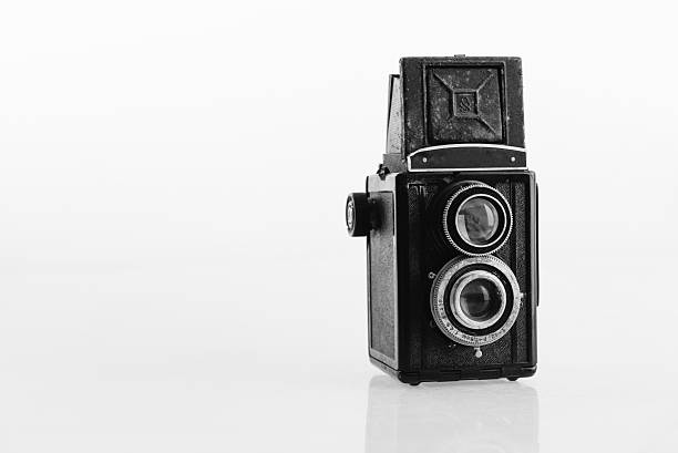 istock Old Vintage twin-lens reflex classic camera from Russia 532553398