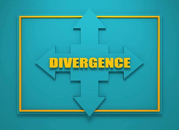 Abstract geometric background of blue color, from the shapes of triangles and arrows.