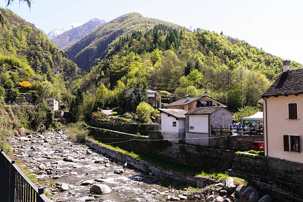 istock Small village in the mountains. 532554762