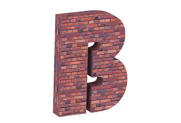 istock The alphabet brick wall on white background B 532558012