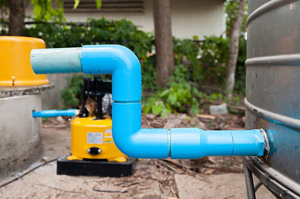 istock water piping system install with the water tank 532558236