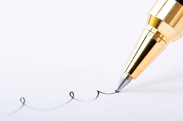 istock Ballpoint pen, simple photo 532566600