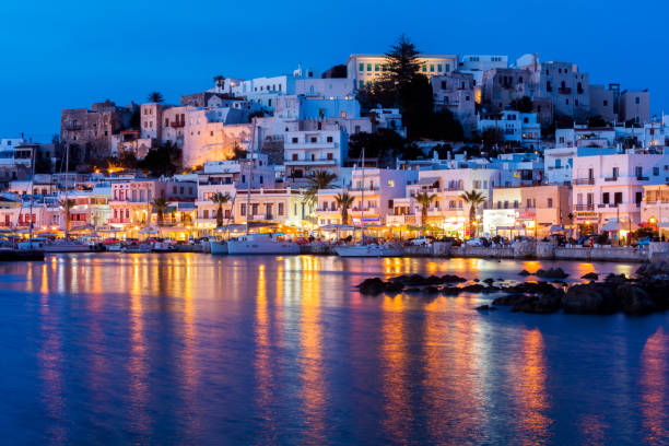 istock Naxos Illuminated at Dusk, Cyclades, Greece 532567136