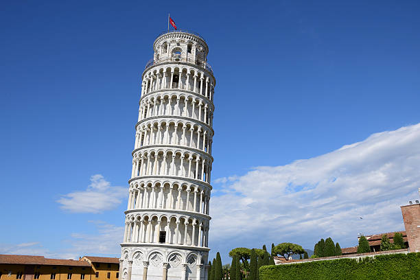 The Leaning Tower of Pisa stock photo