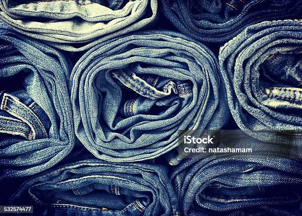 Jeans Stock Photo - Download Image Now - Denim, Close-up, Clothing