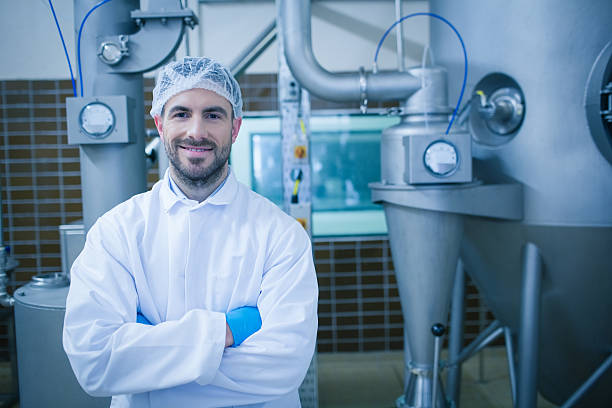 istock Food technician smiling at camera 532575055