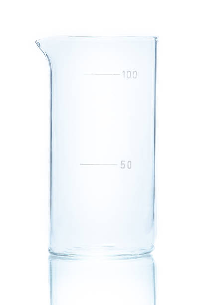 istock Temperature resistant cylindrical beaker for measurements 100ml 532575275