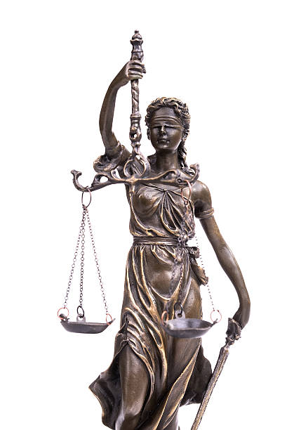 statue de de la justice, la notion de droit - statue of justice symbol justice law photos et images de collection