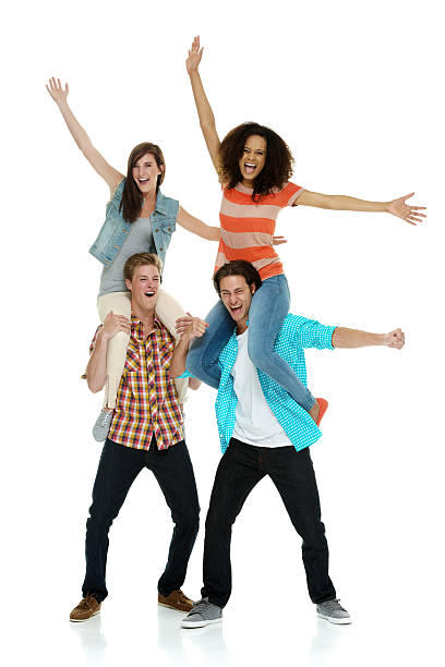 istock Women cheering over men 532575740