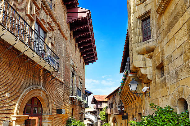 istock Typical landscapes and authentic Catalan cozy street. 532576877
