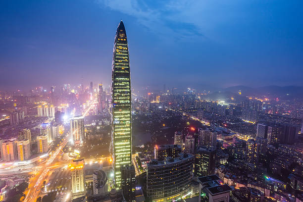 istock Shenzhe skyline at night,China 532577436