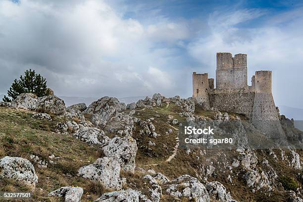 Calascio Fortress Stock Photo - Download Image Now - 2015, Antique, Archaeology