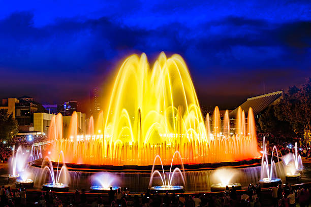 istock The famous Montjuic Fountain. 532577635
