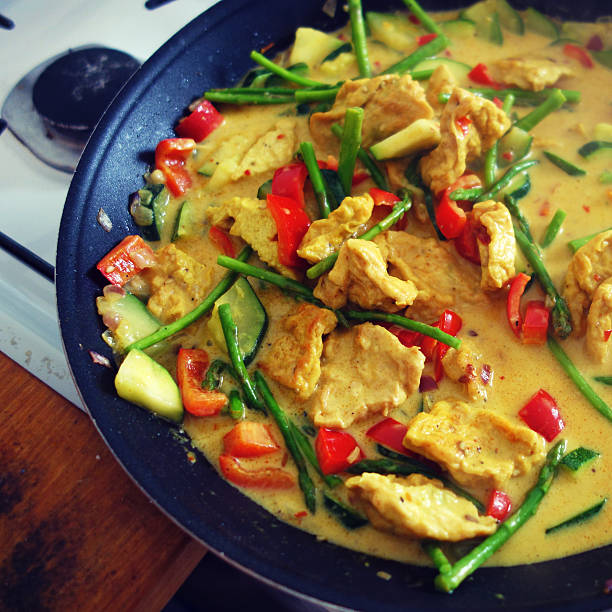 Delicious vegan asian food
