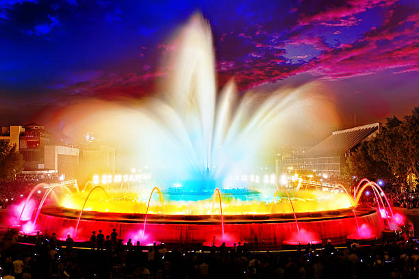 istock The famous Montjuic Fountain. 532578801