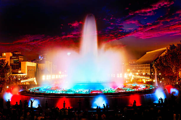 istock The famous Montjuic Fountain. 532578809
