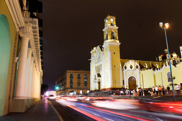 catedral de xalapamexico_states.kgm, veracruz, méxico. - veracruz imagens e fotografias de stock