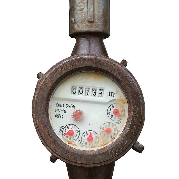 измеритель - gas valve hydraulic platform isolated стоковые фото и изображения