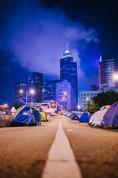 istock Evening, Occupy Hong Kong, Hong Kong 532580709