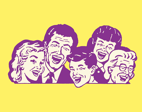 Five People Laughing