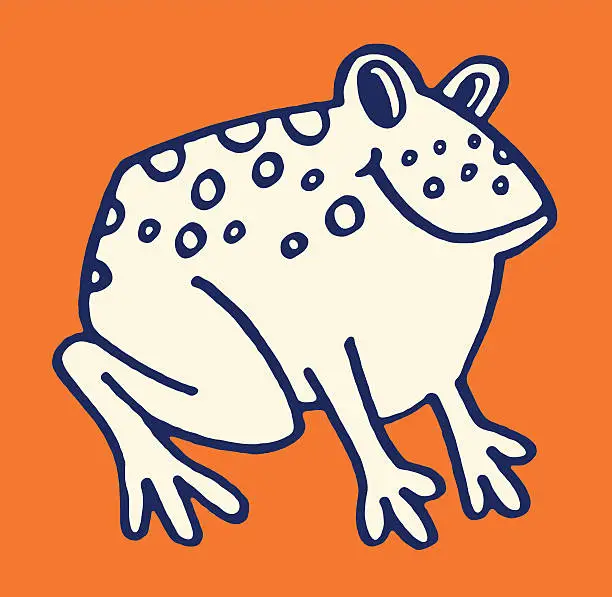 Vector illustration of Toad