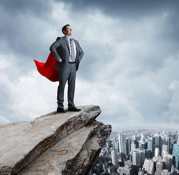 istock Superhero Businessman 532590145