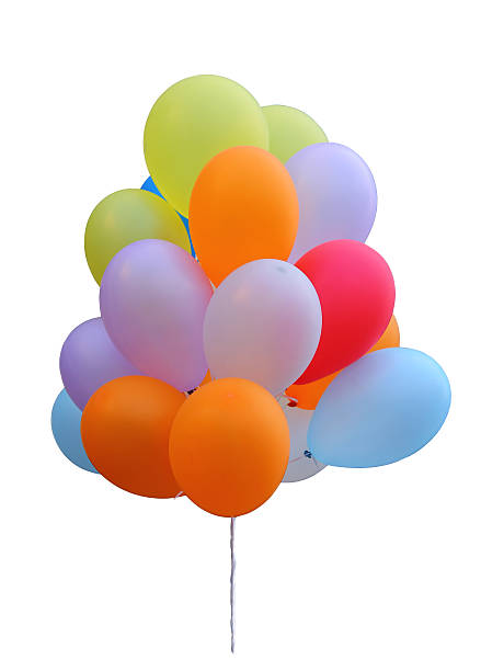 istock Colorful balloons isolated on white background 532590743