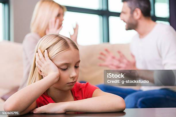 I Hope They Will Work It Out Stock Photo - Download Image Now - Girls, Arguing, Three People