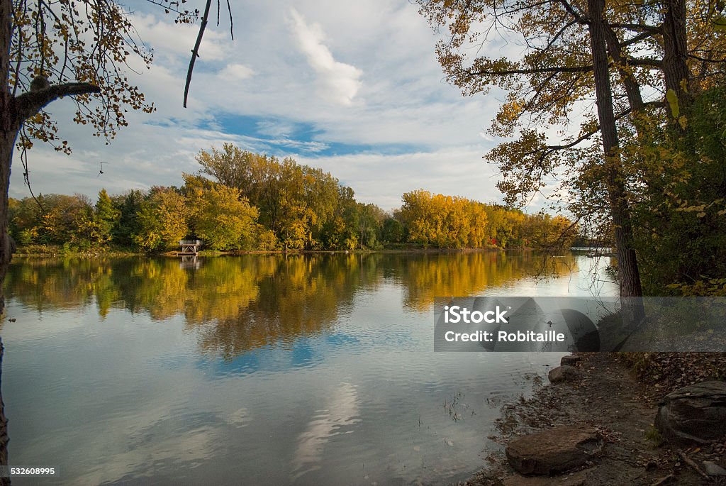 Ile-de-la-Visitation Nature Park Parc-nature de l'Ile-de-la-Visitation 2015 Stock Photo