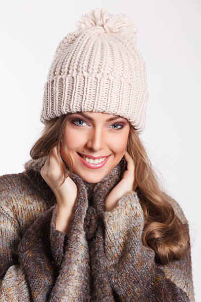 istock Happy woman at winter 532610421