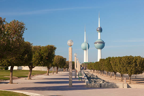 w wieże kuwejckie - kuwait city zdjęcia i obrazy z banku zdjęć
