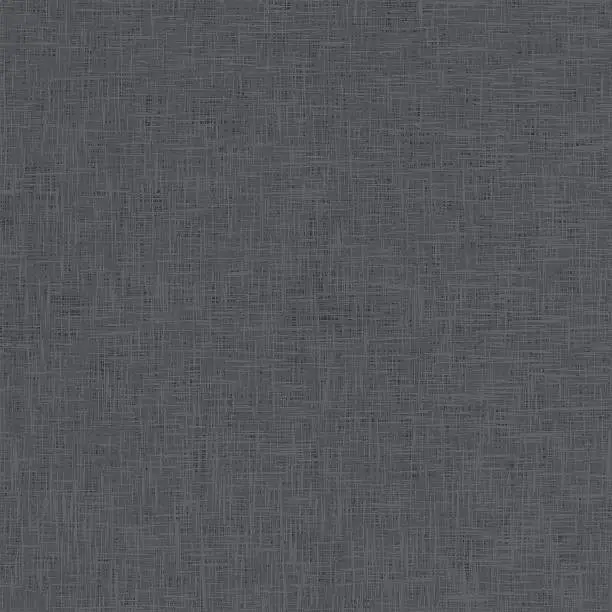 Vector illustration of Dark Grey Linen Texture