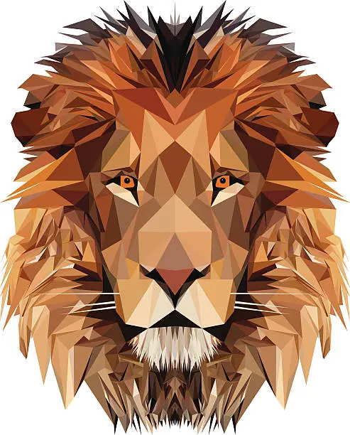 Vector illustration of Lion's Head