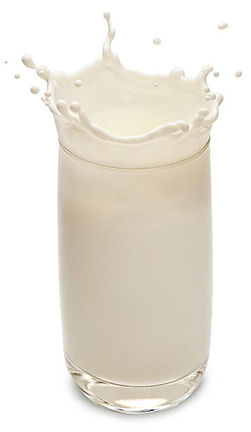 istock Splash of milk from the glass 532625479