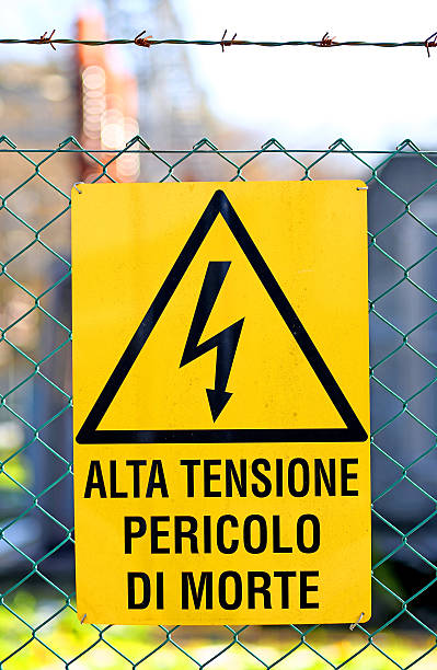 istock signboard of danger high voltage in power plant 532626367