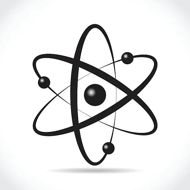 Vector illustration of Atom