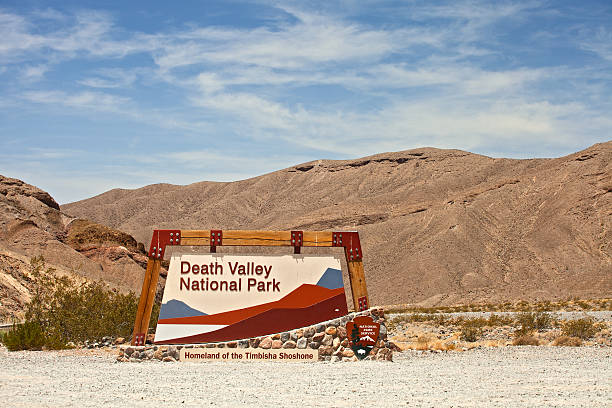 Parque nacional do vale da Morte, Califórnia, EUA - fotografia de stock