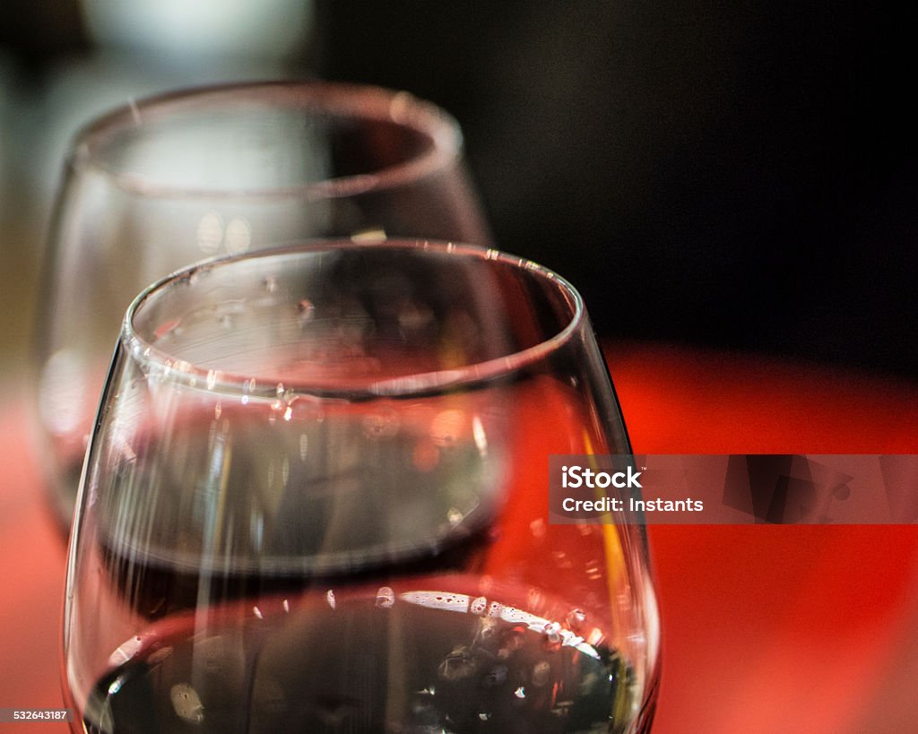 Red wine Two glasses of red wine. 2015 Stock Photo