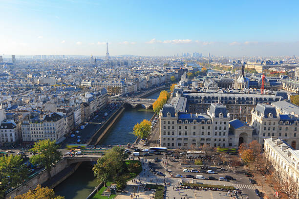 istock Aerial view of Paris 532648573