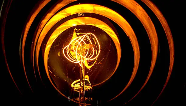 Photo of Abstract View of an Old Ligh Bulb