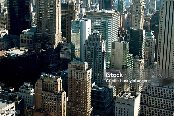 High Angle Manhattan Stock Photo - Download Image Now - 2015, Aerial View, Angle